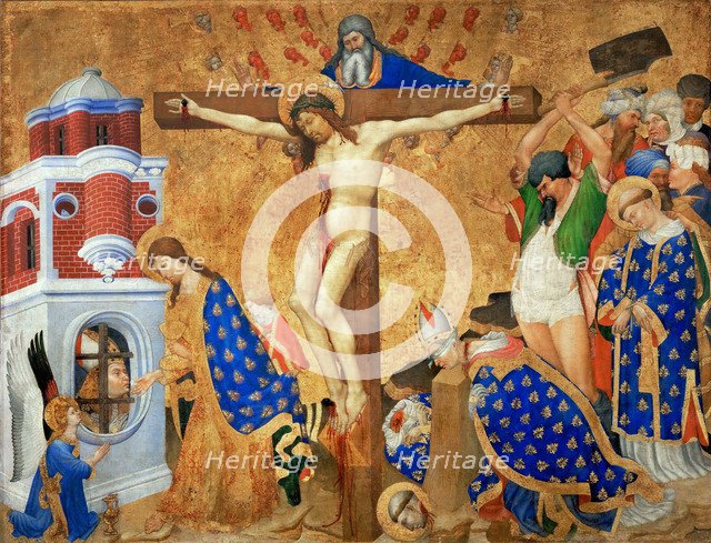 The Last Communion and Martyrdom of Saint Denis, 1415-1416. Artist: Bellechose, Henri (active 1415-1440)