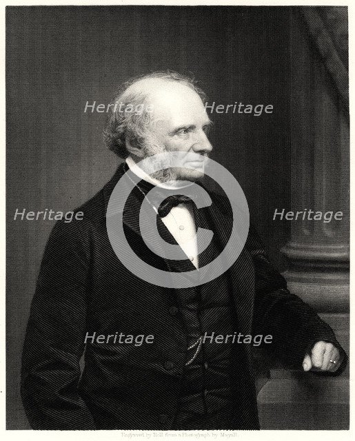 'Earl Russell', 19th century. Artist: William Holl