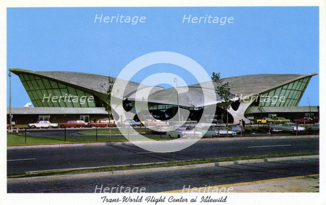Trans-World Flight Center, Idlewild Airport, New York City, New York, USA, 1962. Artist: Unknown