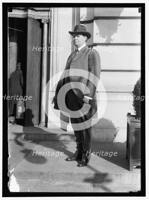 Governor P.M. Trammell, between 1913 and 1917.  Creator: Harris & Ewing.