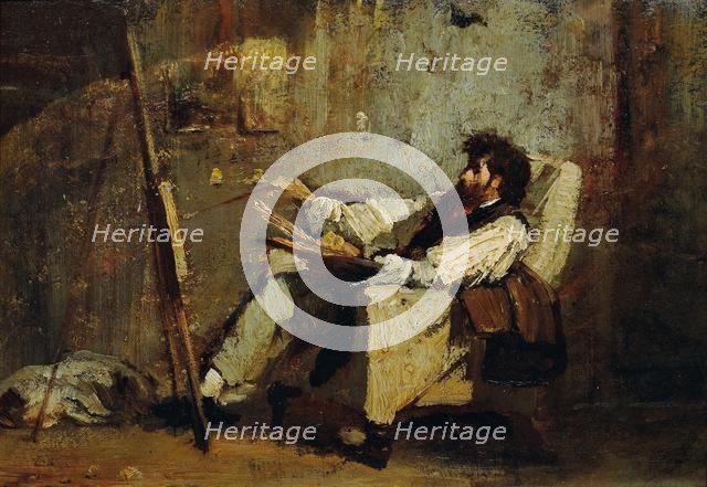 Self-Portrait. Creator: Munkácsy, Mihály (1844-1900).