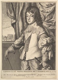 Charles II, 1649. Creator: Wenceslaus Hollar.