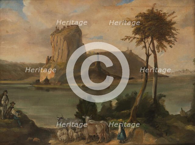 Landscape from Brittany, 1838-1848. Creator: Aleksander Titz.