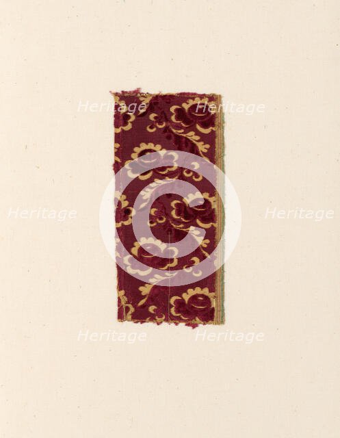 Fragment, France, 1775/1800. Creator: Unknown.