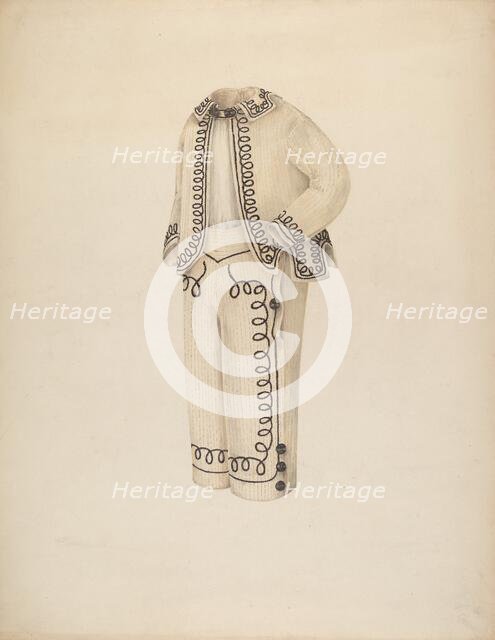 Boy's Suit, c. 1938. Creator: Marjorie McIntyre.