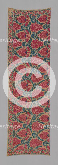 One-half of a Bedspread, Greece, 17th century. Creator: Unknown.