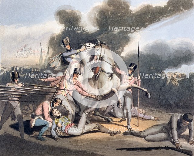 Battle of Talavera, Spain, 28th July 1809 (1819). Artist: T Fielding