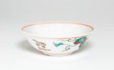 Bowl with Foxes and Grapes, Ming dynasty (1368-1644), Jiajing reign mark and period (1522-1566). Creator: Unknown.