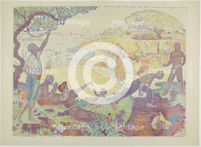 In Times of Harmony, 1895–96. Creator: Paul Signac.