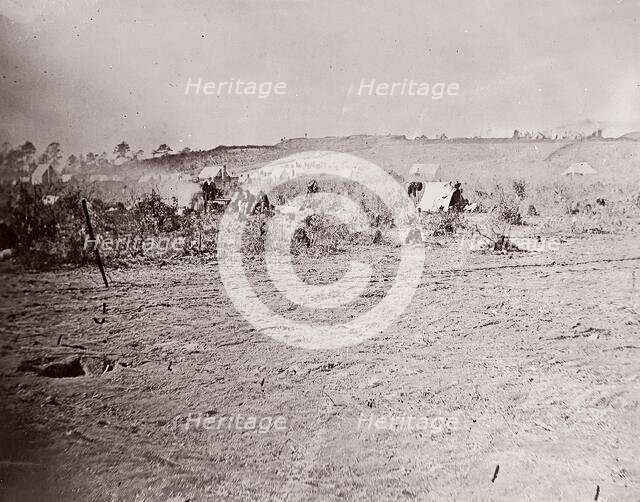 Distant View of Fort Brady, ca. 1865. Creator: William Frank Browne.