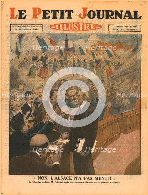 'No, Alsace did not lie!', 1929. Creator: Unknown.