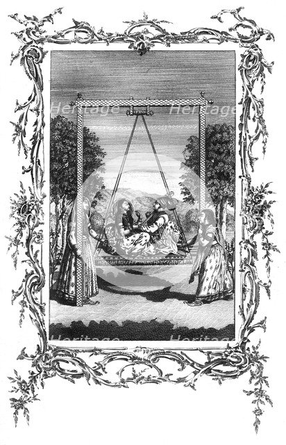 'Persons in India pass away much of their time', c19th century.Artist: S Call