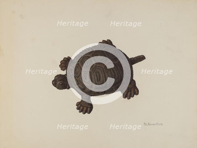 Door Stop, c. 1940. Creator: Nicholas Amantea.