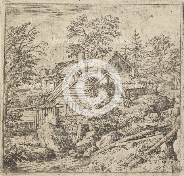 The Hamlet on the Mountainside, 17th century. Creator: Allart van Everdingen.