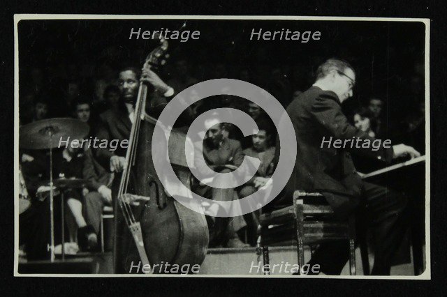 The Dave Brubeck Quartet in concert at Colston Hall, Bristol, 1958. Artist: Denis Williams