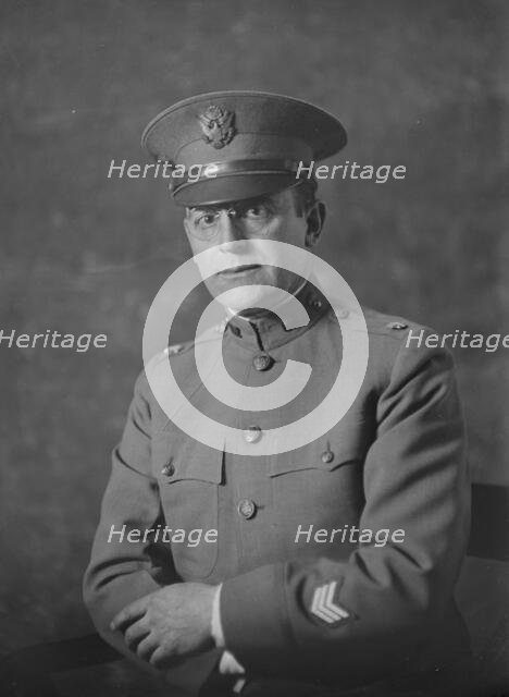 Colonel M.J. Griggs, portrait photograph, 1919 Jan. 31. Creator: Arnold Genthe.