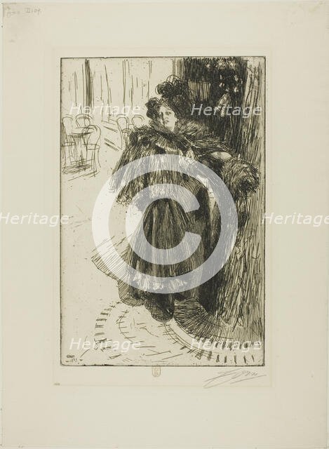 Effet de Nuit III, 1897. Creator: Anders Leonard Zorn.