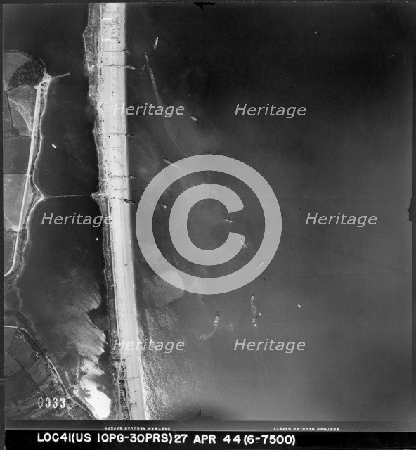 Operation Tiger, Slapton Sands, Devon, 27 April 1944. Artist: USAAF Photographer.