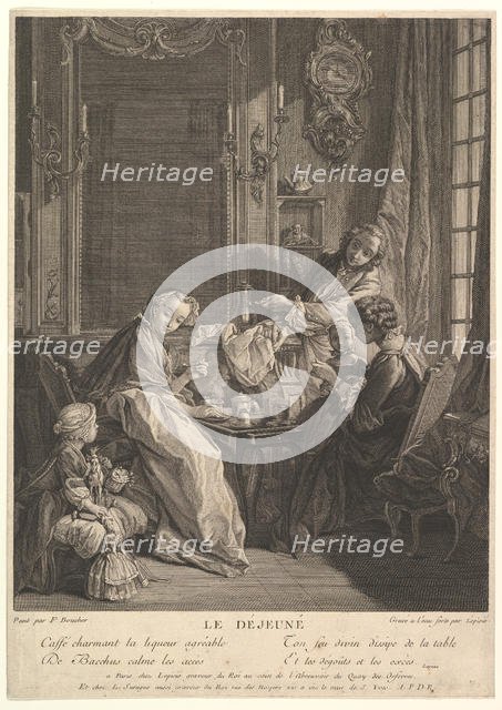 Luncheon. Creator: Francois Bernard Lepicie.