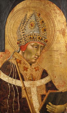 Saint Ambrose, 1465-70. Creator: Giovanni di Paolo.