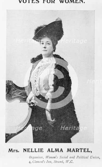 Nellie Alma Martel, c1908. Artist: Unknown