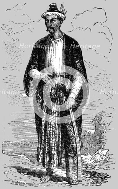 'Mong-Way-Toun, Chief of the Guerillas of the Irrawaddy; The Burman Empire', 1854. Creator: Unknown.