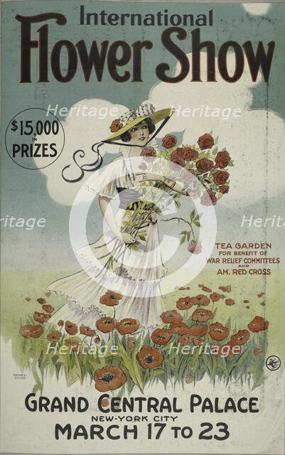 International flower show, c1887 - 1922. Creator: Unknown.