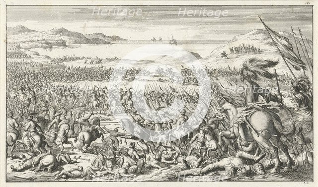 The Battle of Ascalon on August 12, 1099, 1683. Artist: Ten Hoorn, Timotheus (1644-1715)