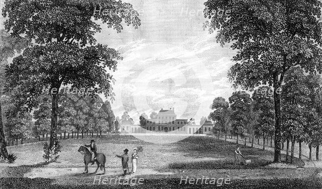 Ember Court, near Thames Ditton, Surrey, England, 1808.Artist: Sands