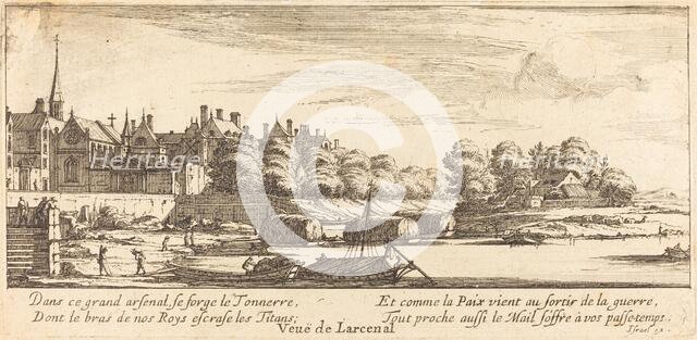 Veue de Larcenal, 1655. Creator: Israel Silvestre.