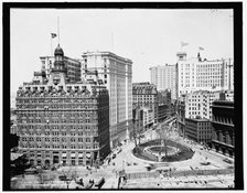 Bowling Green, New York, c1900. Creator: Unknown.