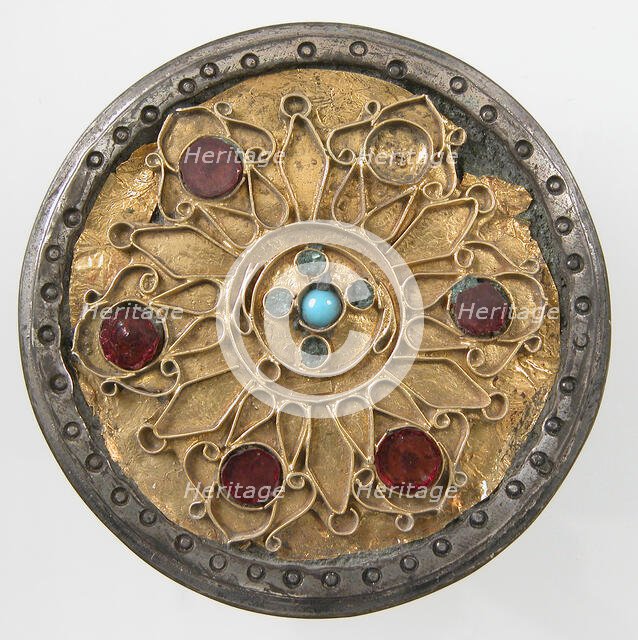 Disk Brooch, Frankish, 8th century (?). Creator: Unknown.