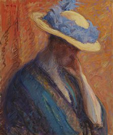 Woman in a Hat, 1913. Creator: Vilho Sjöström.