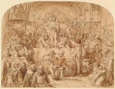 Wallace Mocked at Westminster, 1861. Creator: Noel Paton.