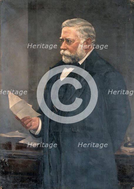 Sir Thomas Barlow (1845-1945), physician to the King, c1910s. Creator: Harry Herman Salomon.