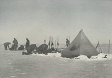 'Camp at Three Degree Depôt', c1911, (1913). Artist: Henry Bowers.