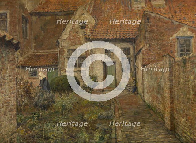 Beguinage, c1900-1930. Creator: Ferdinand Willaert.