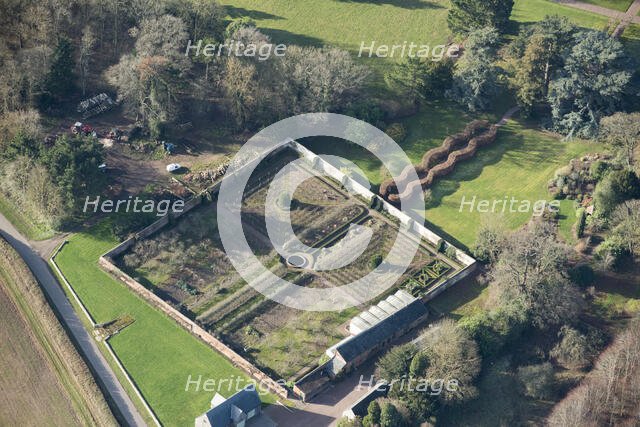 Walled garden to Bromesberrow Place, Gloucestershire, 2019. Creator: Damian Grady.