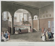 Interior view of the Doctors' Commons, City of London, 1808. Artist: Joseph Constantine Stadler