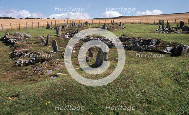 Braiid Norse site on the Isle of Man. Artist: Unknown