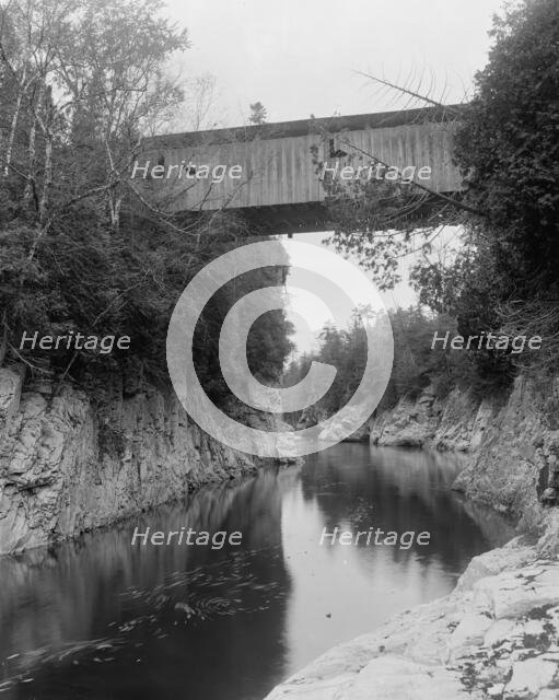 High Bridge, Winooski Gorge, Burlington, Vt., between 1900 and 1906. Creator: Unknown.