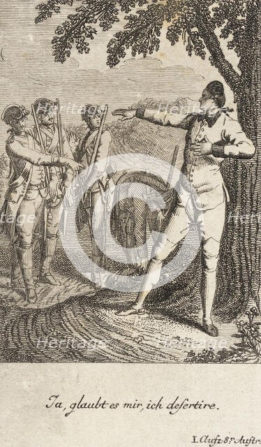 Plate 4 from The Deserter by Sedaine, 1775. Creator: Daniel Berger.