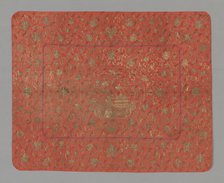 K'ang Cover, China, Qing dyansty (1644-1911), 1800/50. Creator: Unknown.