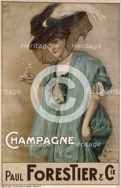 'Champagne', 19th century.  Creator: Nicolas-Toussaint Charlet.