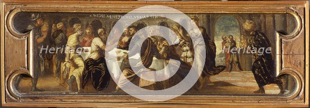 The Feast of Belshazzar. Creator: Tintoretto, Jacopo (1518-1594).