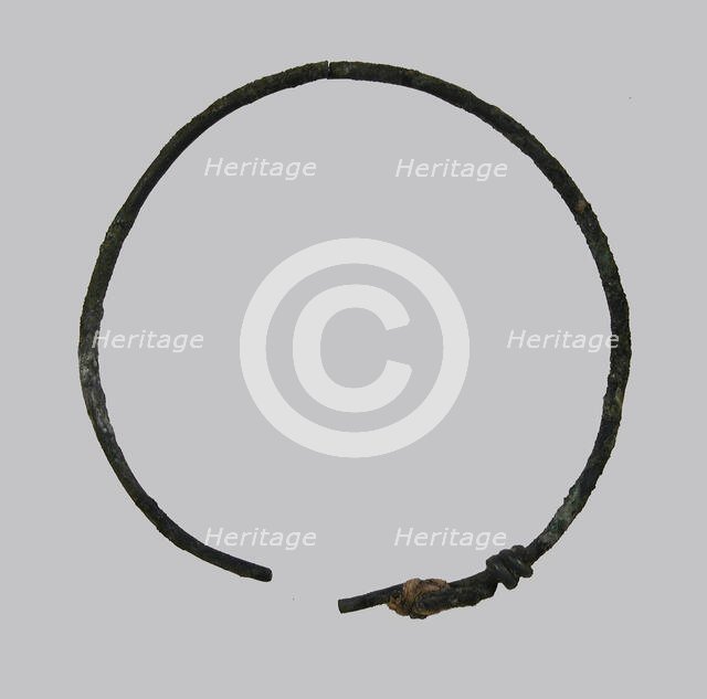 Earring, Frankish, 7th century. Creator: Unknown.