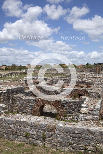 The private baths of the Cantaber's House, Conimbriga, Portugal, 2009. Artist: Samuel Magal