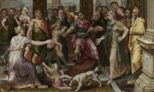 The Judgement of Solomon, 1547. Creator: Frans Floris.