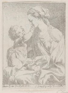 Virgin and Child, 1776. Creator: Giovanni David.