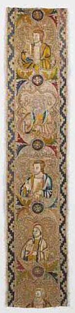 Band from an Orphrey, Florence, 1360s. Creator: Unknown.